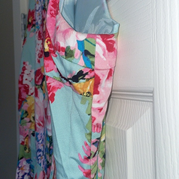 💙VTG Floral SOHO Apparel women’s size 12 dress - Picture 5 of 9